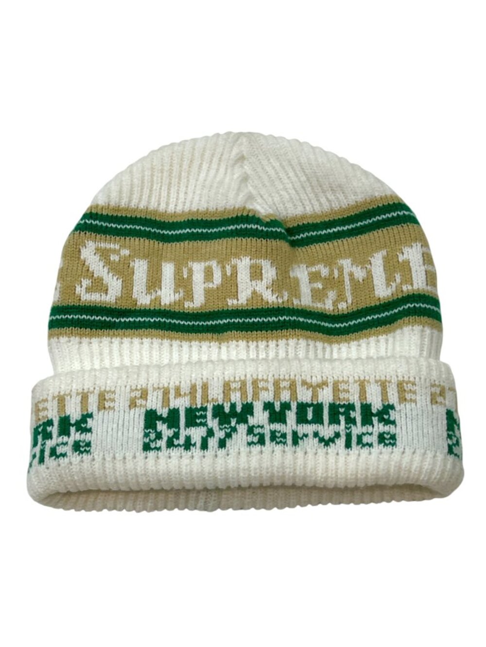 Supreme FW19 Service Beanie White One Size New
